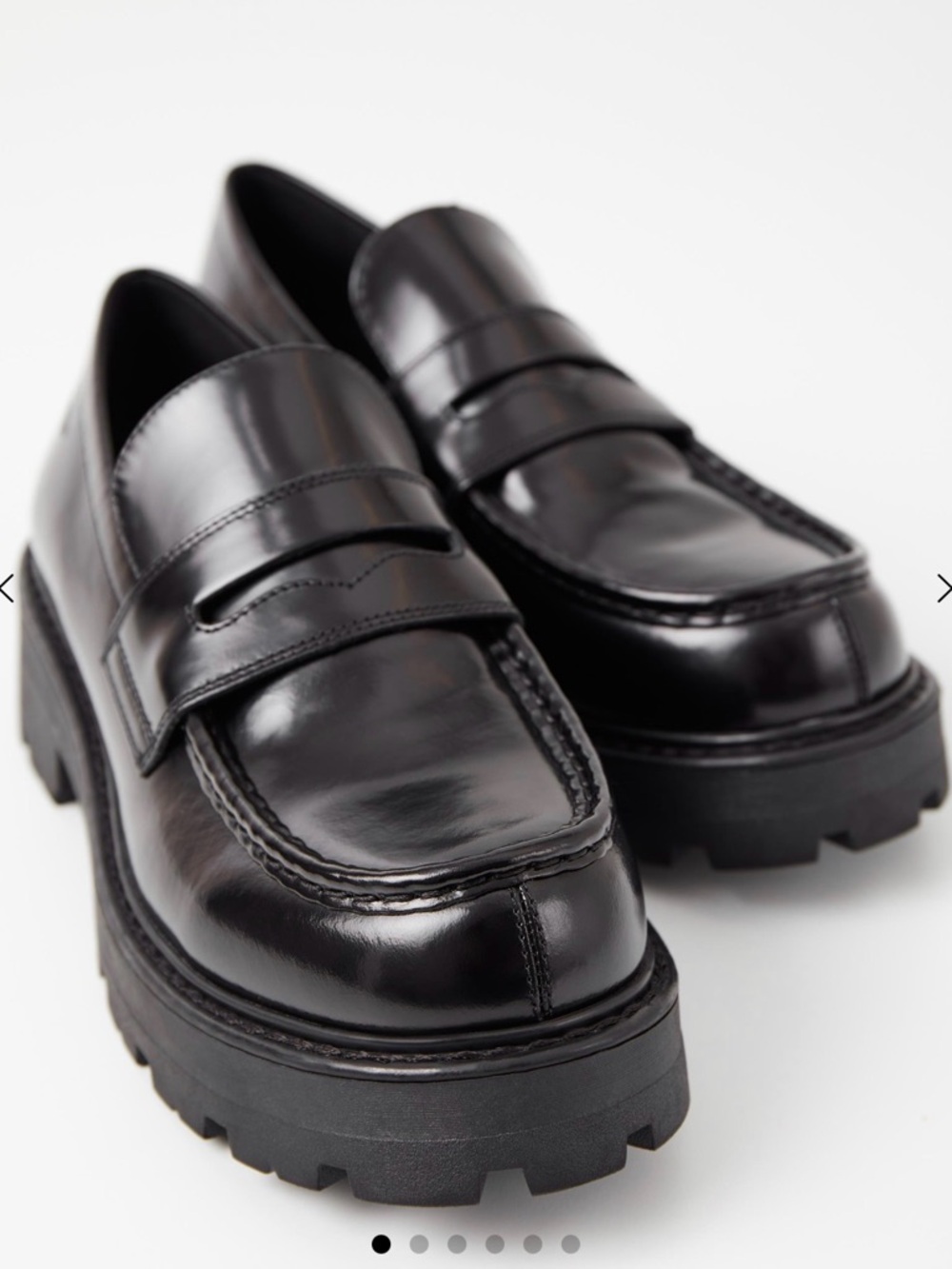 Vagabond Cosmo 2.0 Black Leather Loafer *never worn* Size 36/6